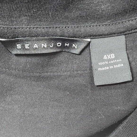 Sean John "I am King" Tiger Black Cotton T-Shirt, Men's 4XL - Picture 5 of 8